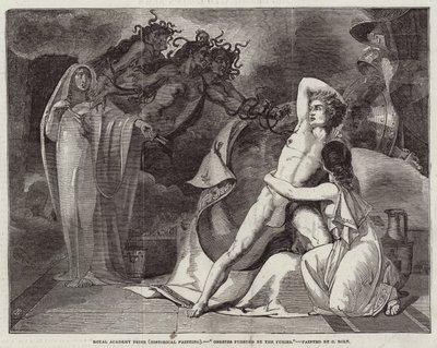 Royal Academy Prize (Pintura Histórica), Orestes perseguido pelas Fúrias de Charles Rolt